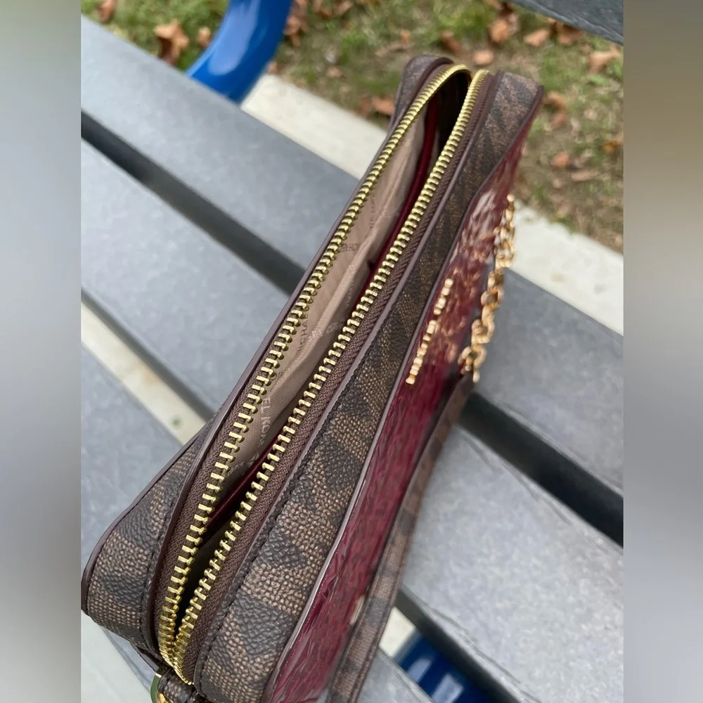 Michale Kors Bag,Michael Kors Burgundy Crossbody Bag
